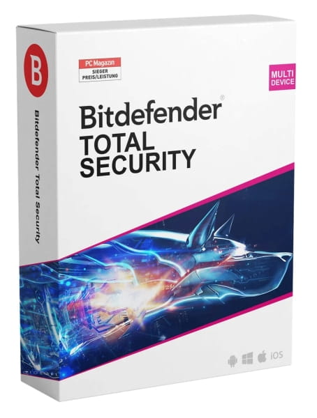 Bitdefender Total Security 5 Geräte 1 Jahr